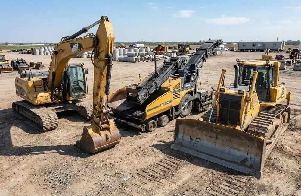 Frota de Maquinário Pesado para Locação